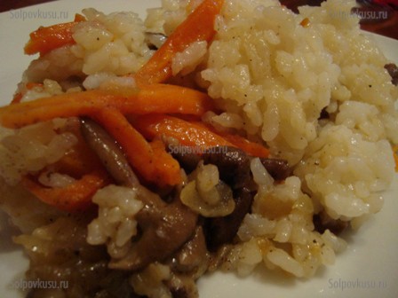 Великий пост: рецепт тушеного риса с фасолью и грибами — Украина